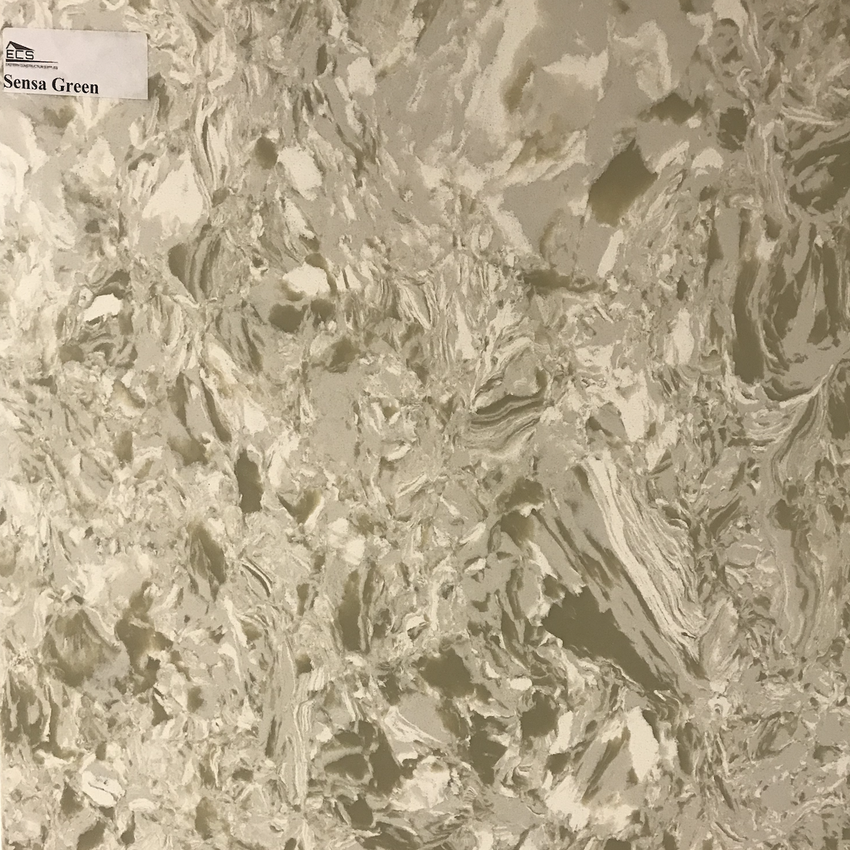 sensa green quartz countertop